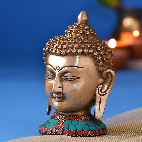 Lord Buddha Mesmerizing Face (5 Inch Height)