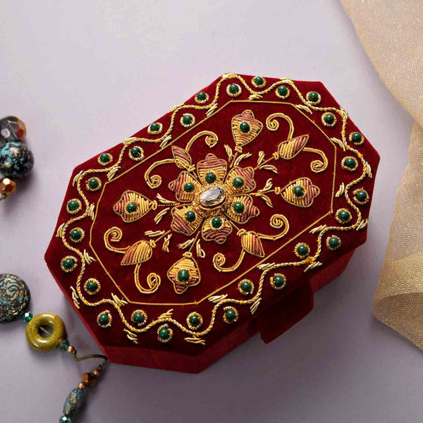 Handcrafted Zari Jewellery Box
