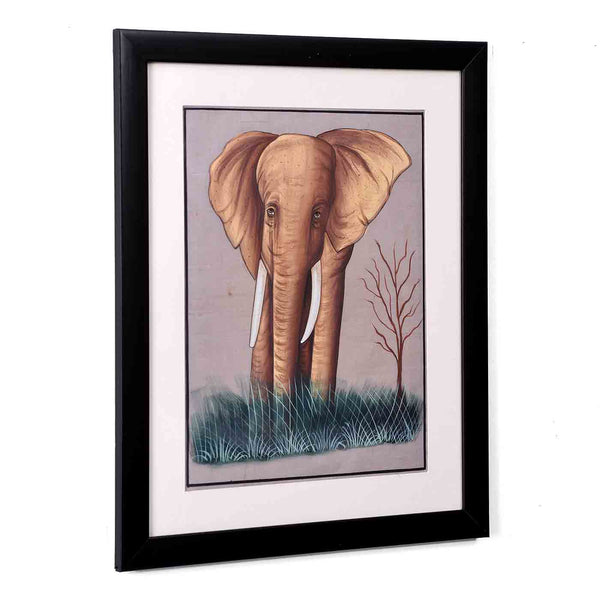 Monstrous Wild Elephant Painting (13.5*16.5 Inches)