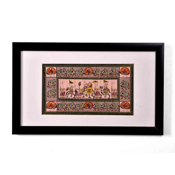 Rajasthani Mughal Painting (17.5*10.5 Inches)
