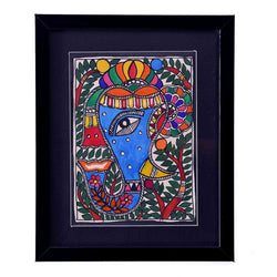 Lord Ganesha Madhubani/ Mithila Painting (8.5*10.5 (Inches)