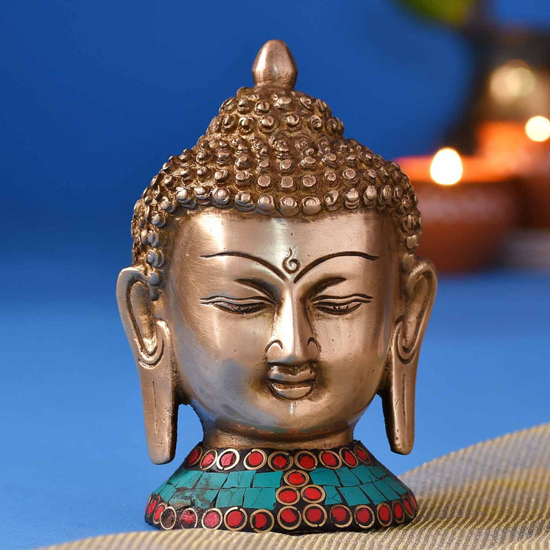 Lord Buddha Mesmerizing Face (5 Inch Height)