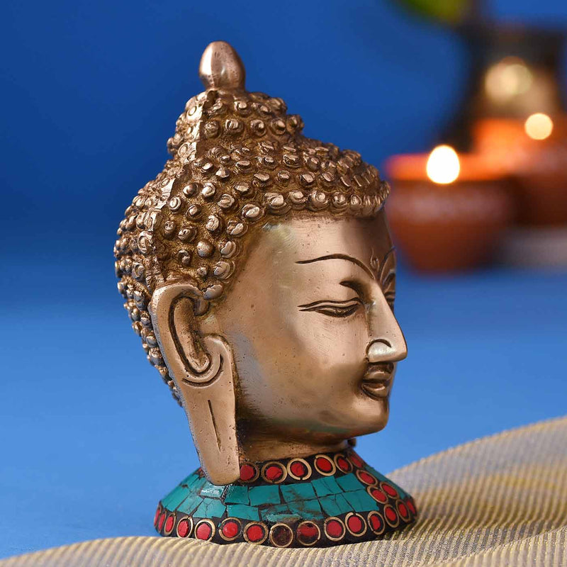 Lord Buddha Mesmerizing Face (5 Inch Height)