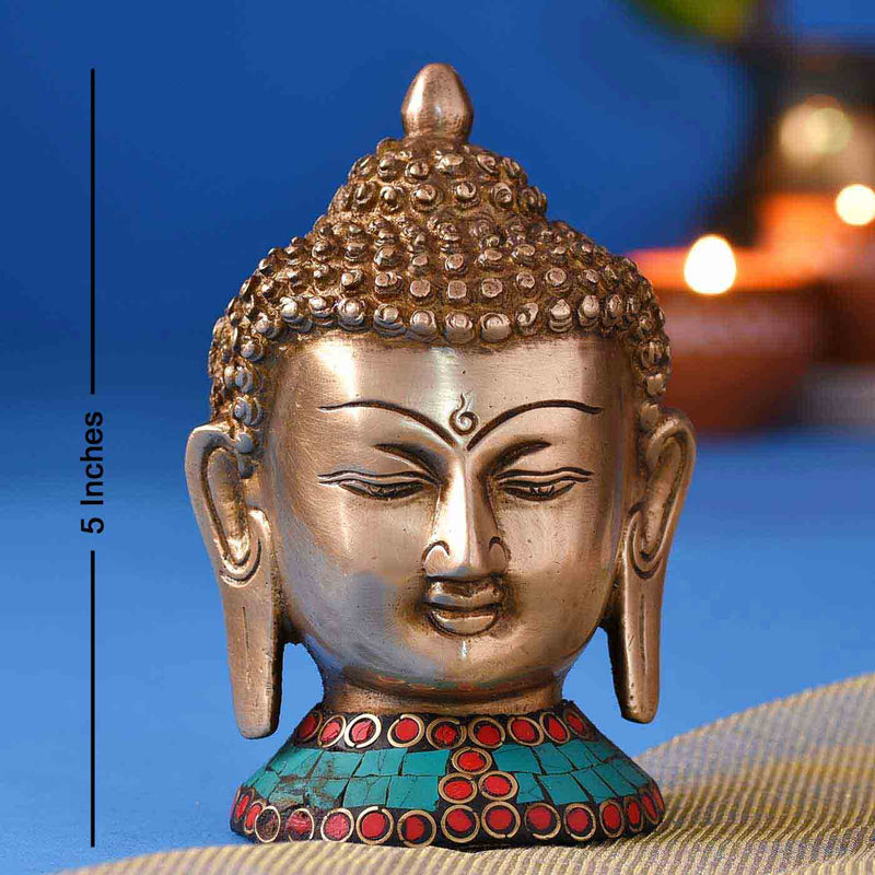 Lord Buddha Mesmerizing Face (5 Inch Height)