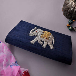 Ethnic Design Zari Work Clutch