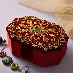 Handcrafted Zari Jewellery Box