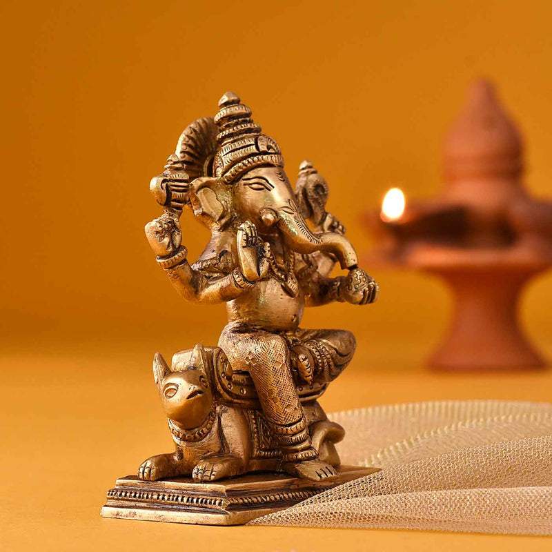 Modak Ganesha Aashirwaad Mudra (Height 4.75 Inch)