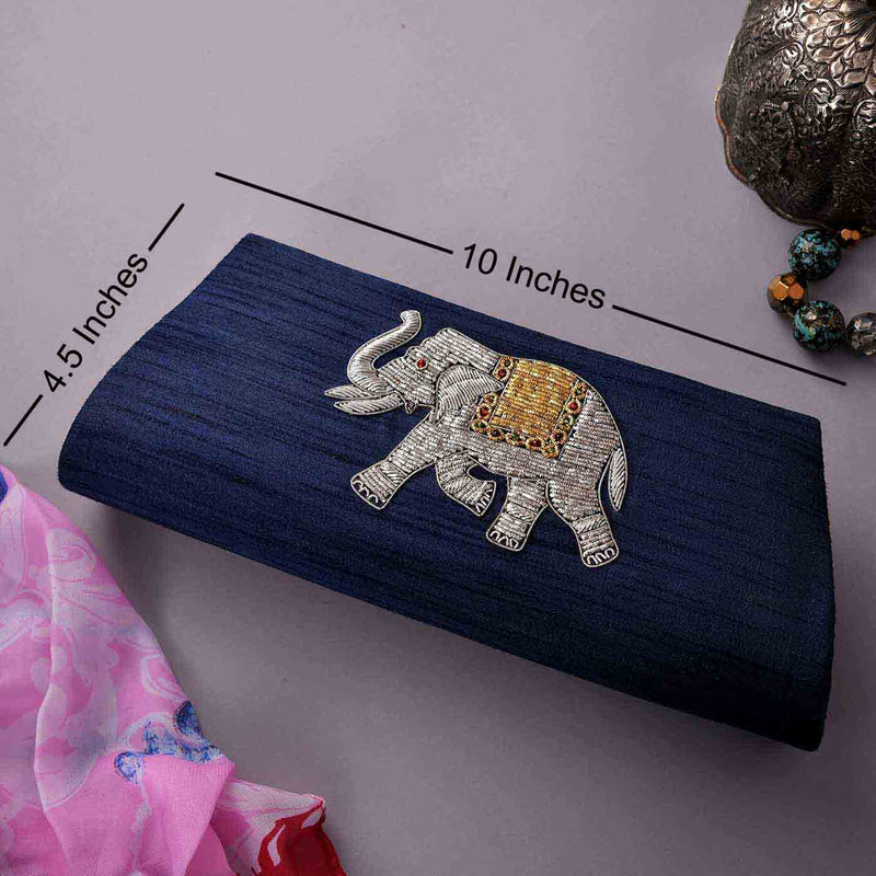 Ethnic Design Zari Work Clutch