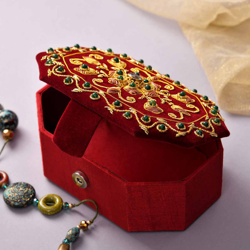 Handcrafted Zari Jewellery Box