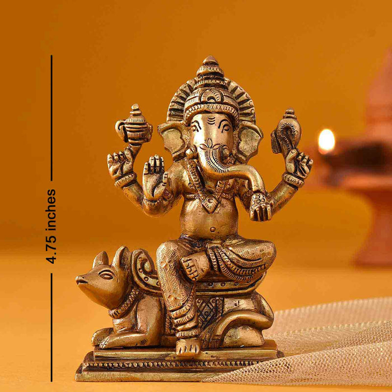 Modak Ganesha Aashirwaad Mudra (Height 4.75 Inch)