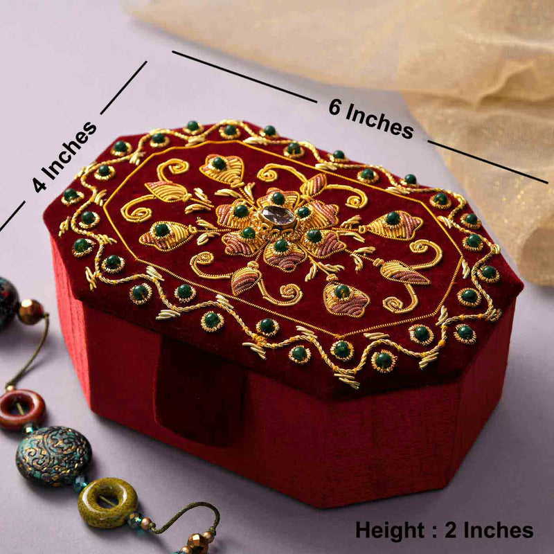 Handcrafted Zari Jewellery Box