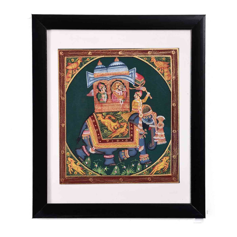 Rajasthani Mughal Painting (11.5*13.5 Inches)