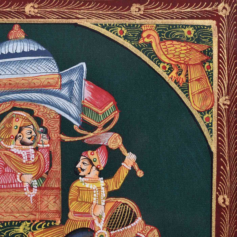 Rajasthani Mughal Painting (11.5*13.5 Inches)