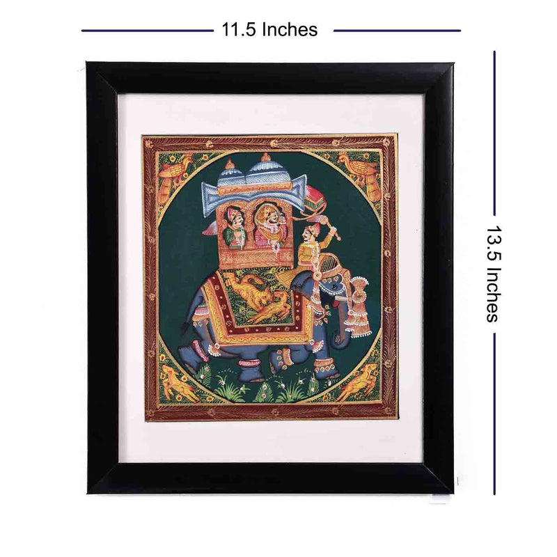 Rajasthani Mughal Painting (11.5*13.5 Inches)