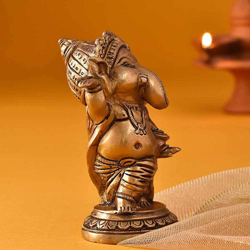 Cheerful Bal Ganesha (5 Inch Height)