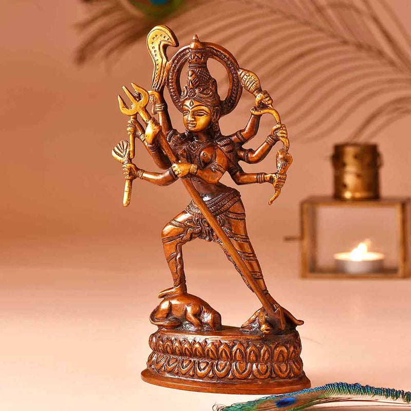 Maa Durga Mahishasur Mardini Idol - Height 7.5 Inch