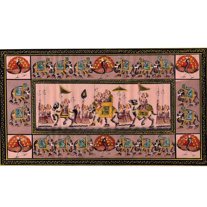 Rajasthani Mughal Painting (17.5*10.5 Inches)